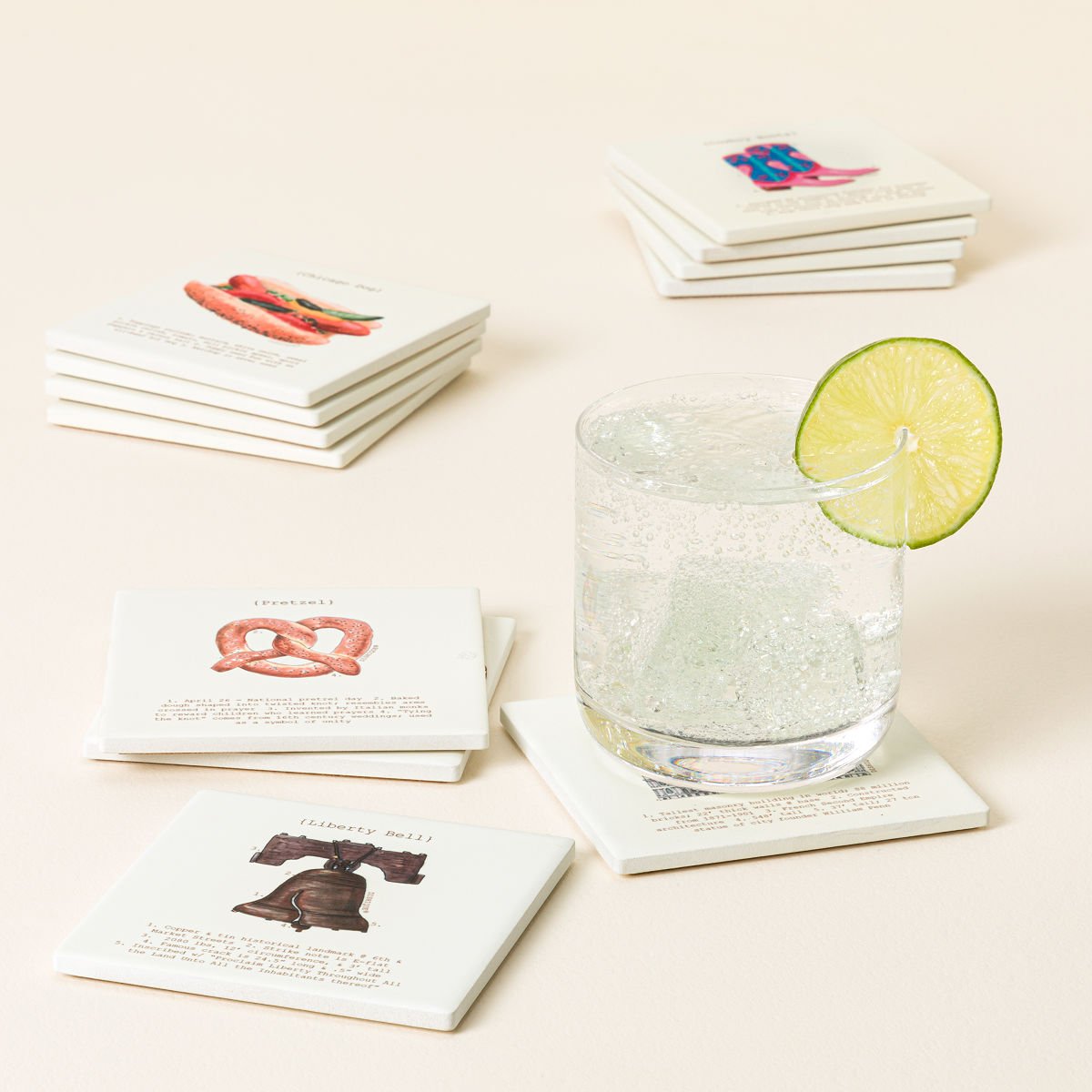 Icons of Your City Coasters